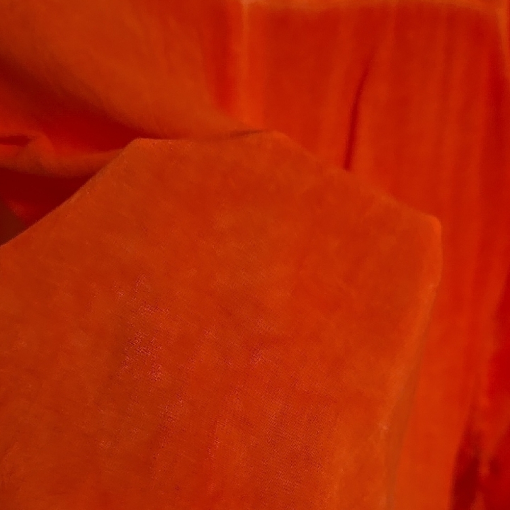 Democracy Vibrant Orange Tunic Top - Picture 7 of 9